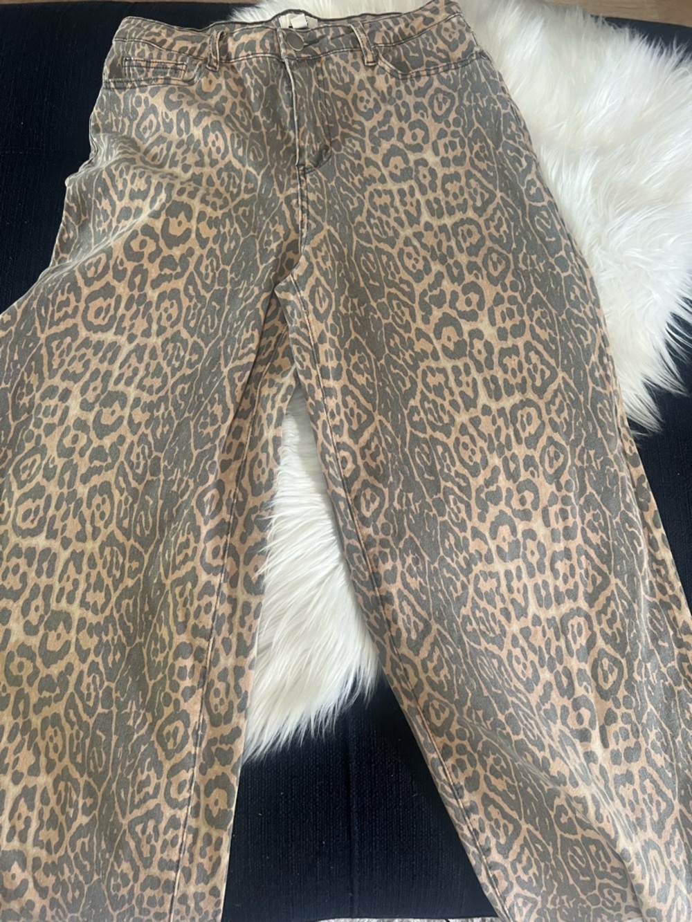Cheetah printed pants